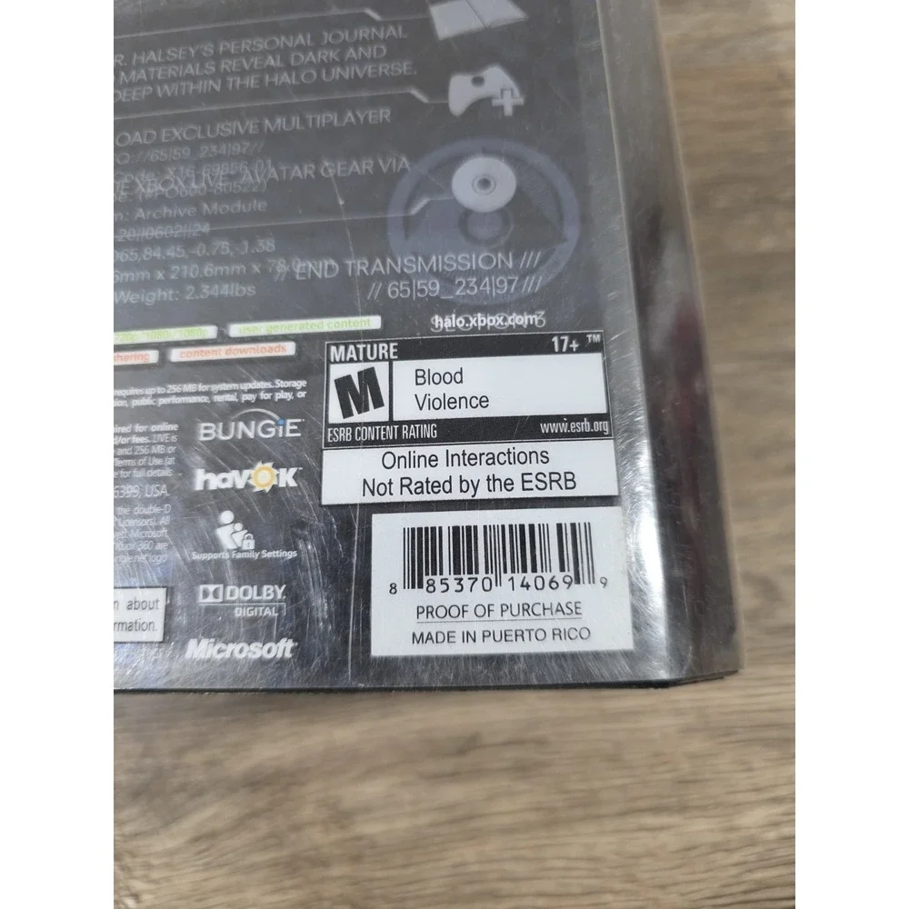 Halo Reach Limited Edition (Xbox 360) Excellent Condition!